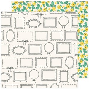 American Crafts Patterned Double-Sided Cardstock 12"X12" - 1 of 2