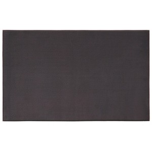 The Lakeside Collection Solid Color Kitchen Accent Rug Black - 1 of 1