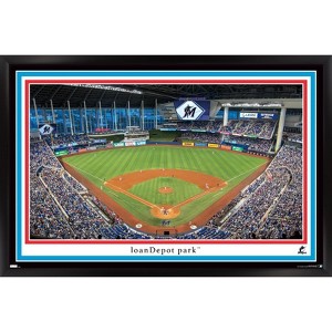 Trends International MLB Miami Marlins - Marlins Park 22 Framed Wall Poster Prints - 1 of 4