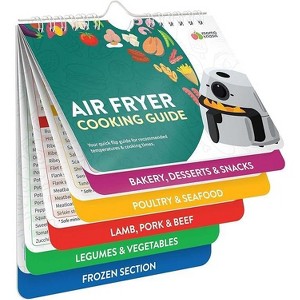 Maison Products Air Fryer Cheat Sheet Magnets Cooking Guide Booklet - Air Fryer Cookbooks - Air Fryers Kitchen Gifts Gadgets - 1 of 4