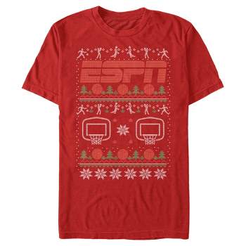 Men's ESPN Basketball Christmas Sweater T-Shirt