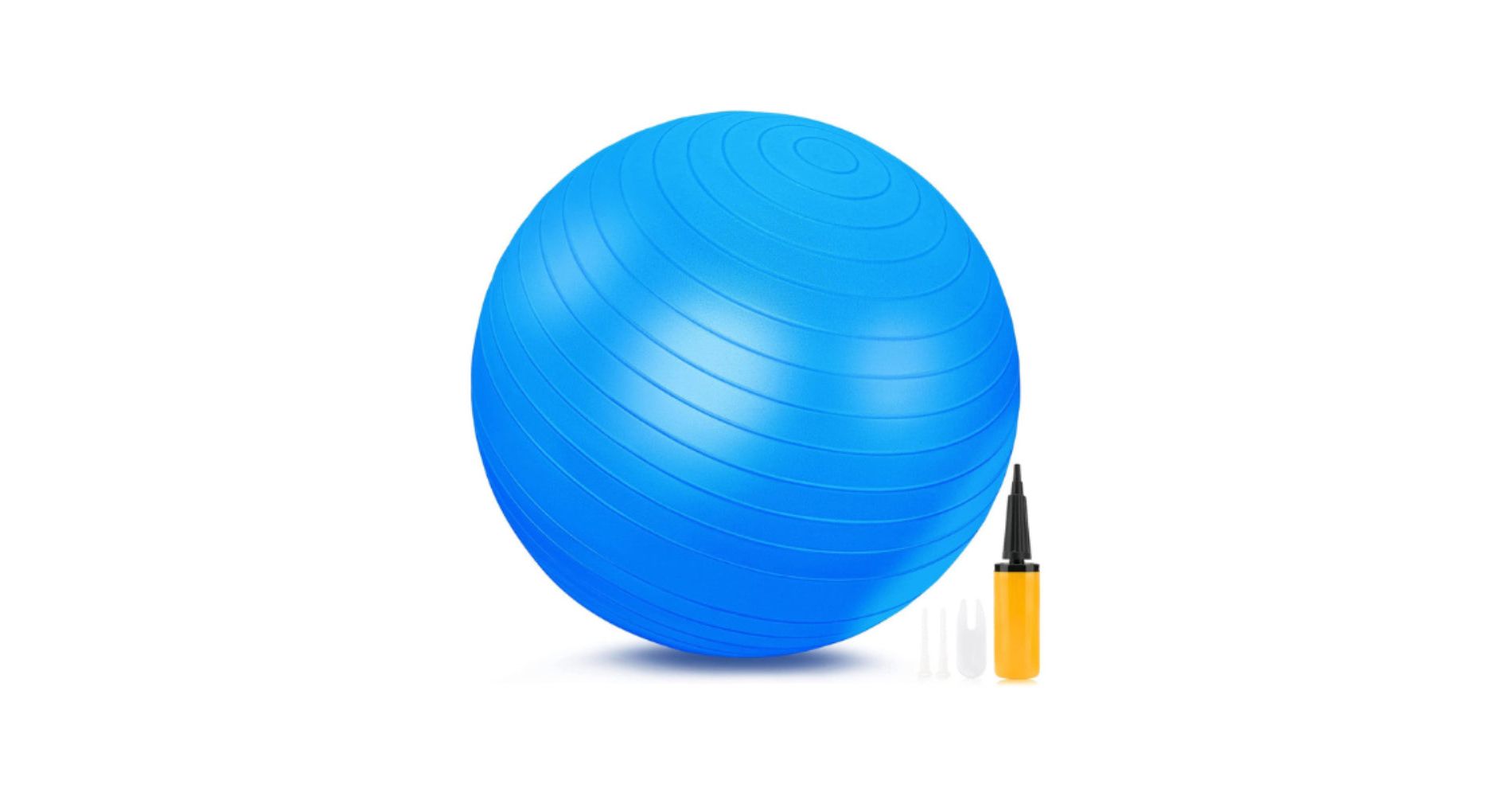 Toyzone World Blue Anti-Slip Yoga Pilates Ball