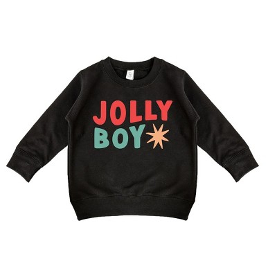 The Juniper Shop Jolly Boy Star Toddler Graphic Sweatshirt - 2T - Black