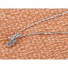Anna-Kaci Women's Circular Crystal Pendant Necklace, Modern and Chic Design with Adjustable Chain, Ideal for Formal Events - Bars - 3 of 4