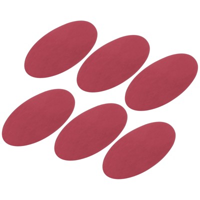 Unique Bargains Oval Iron-on Washable Clothes Hole Repairing Denim Patches 6 Pcs