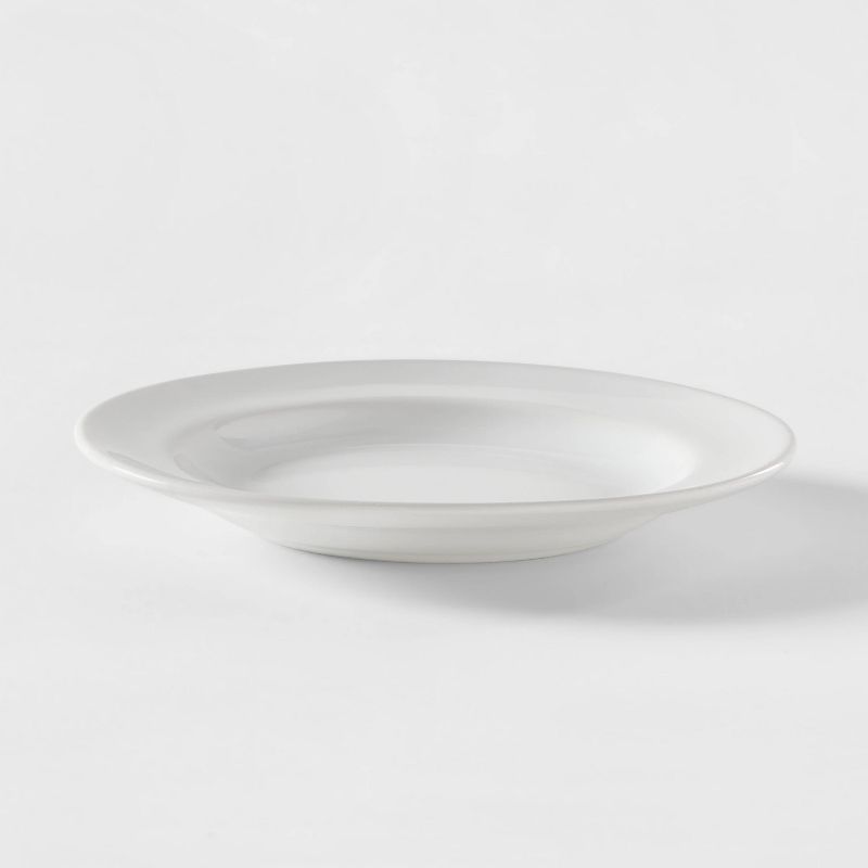 Porcelain Rimmed Appetizer Plate 6.5" White - Threshold&#8482;, 3 of 7
