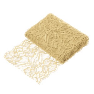 Unique Bargains Floral Pattern Decorative Gift Wrapping DIY Lace Ribbon - 1 of 4