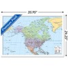 Trends International North America Map 2023 Framed Wall Poster Prints - 3 of 4