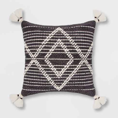 Target grey hot sale pillows