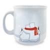 Silver Buffalo Coca-Cola Holiday Polar Bears Ceramic Camper Mug | Holds 20 Ounces - 2 of 4