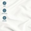 4 Piece Bed Sheet Set with Envelope Pillowcases - Ultra Soft - Bare Home - 4 of 4