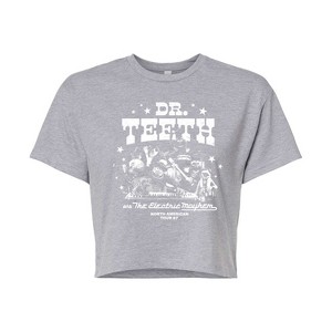 Women's - Disney - Dr. Teeth & The Electric Mayhem Rock Band Cropped Graphic T-Shirt - 1 of 4