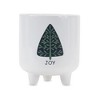 Melrose Footed Pine Tree Planter (Set of 3) - 4 of 4