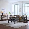 4pc 42" Pomona Living Room Set with Lift Top Coffee Table, Console Table and Two End Tables Rustic Natural - Alaterre Furniture - 2 of 4