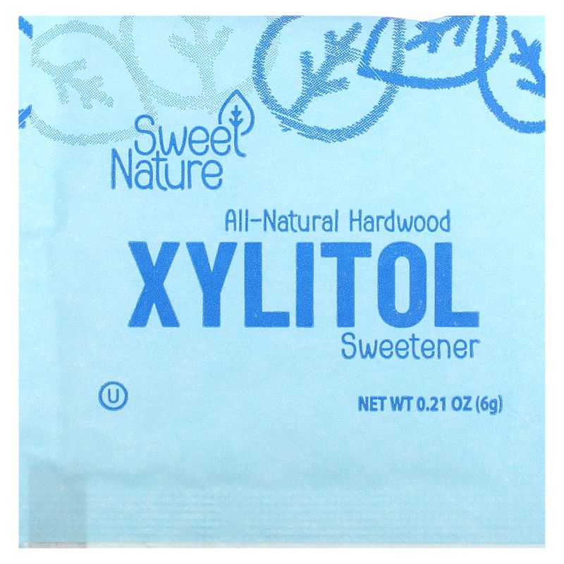Health Garden All Natural Birch Xylitol Sweetener, 50 Packets, 0.21 oz (6 g) Each, 3 of 4
