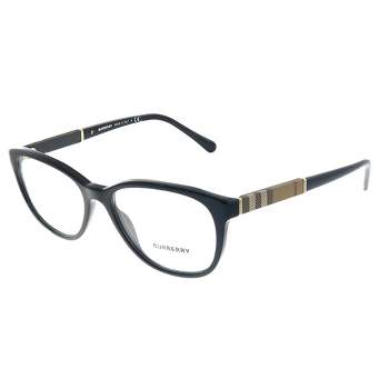 Burberry BE 2172 3001 Unisex Round Eyeglasses Black 52mm