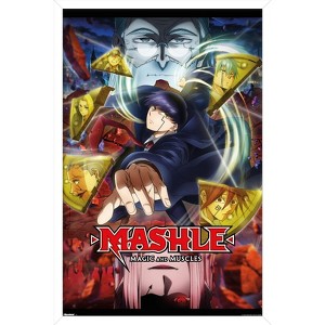 Trends International Mashle: Magic & Muscle (2023) - Vision of Chaos Vertical Framed Wall Poster Prints - 1 of 4