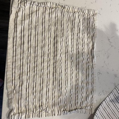 Cotton Striped Placemat Black/white - Threshold™ : Target