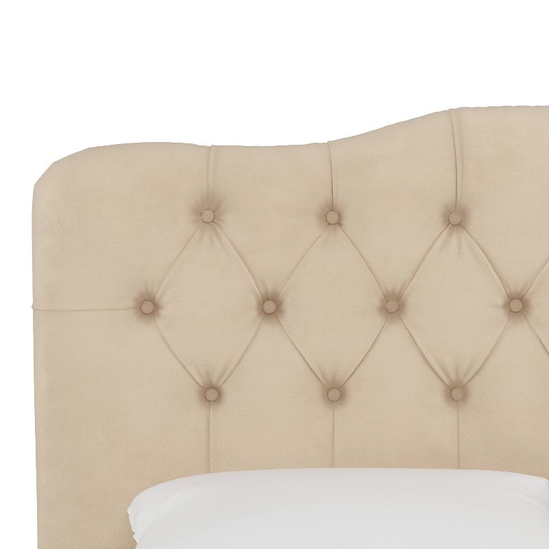 Skyline Furniture Seville Upholstered Bed in Linen, 5 of 8