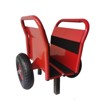 DSVIMOY Slab Dolly with Two Handles, 10" Solid Tires, Super Weight 1000 LBS for Heavy Drywall Sheet & Door Material, Red, 21.5"*15"*14.2" - 2 of 4