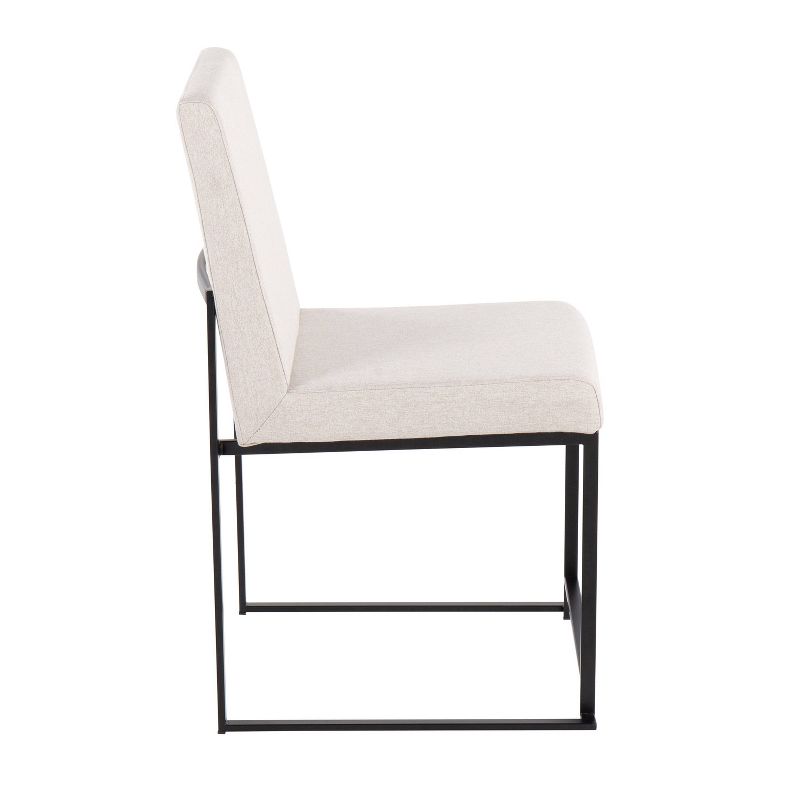 Set of 2 High Back Fuji Dining Chairs, 4 of 13