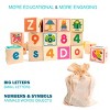 QUOKKA ABC Numbers Preschool Baby Block Puzzles - 4 of 4