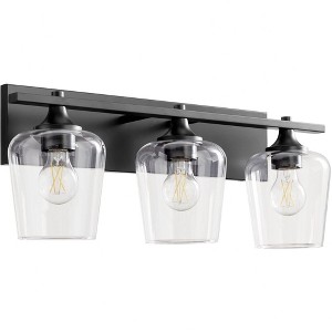 Quorum Lighting Veno 3 - Light Vanity in  Matte Black - 1 of 1