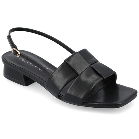 Journee Collection Womens Tabatha Tru Comfort Foam Low Covered Block Heel Sandals - image 1 of 4