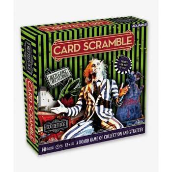 Aquarius Puzzles Beetlejuice Card Scramble Board Game | For 2-4 Players