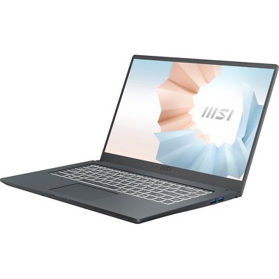 MSI Modern 15 Modern 15 A11MU-654 15.6" Rugged Ultrabook - Full HD - 1920 x 1080 - Intel Core i5 11th Gen i5-1155G7 2.50 GHz - 8 GB RAM - 512 GB SSD