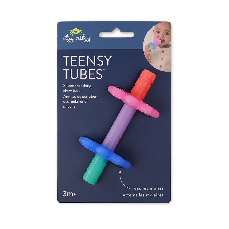 Itzy Ritzy Teensy Tubes Rattle and Teether, 1 of 8