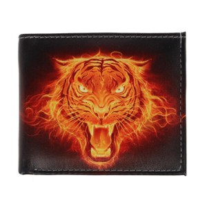 CTM Men's Electric Tiger Bifold Wallet - 1 of 4