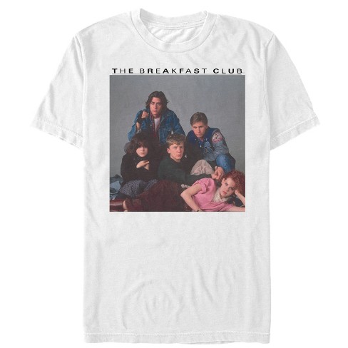 Men's The Breakfast Club Detention Group Pose T-Shirt - White - Medium