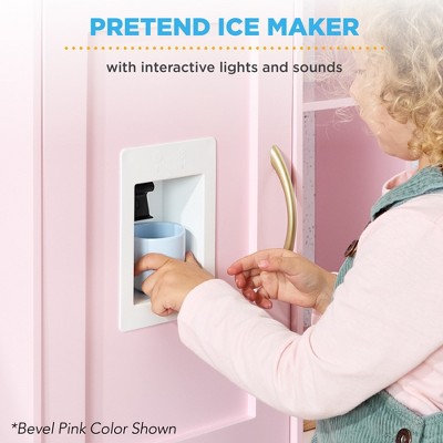 Pink Wooden Corner Kitchen Playset with Lights and Sounds