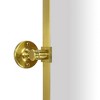 TEHOME Rounded Rectangular Pivoting Metal Framed Wall Mounted Bathroom Vanity Mirror - 4 of 4