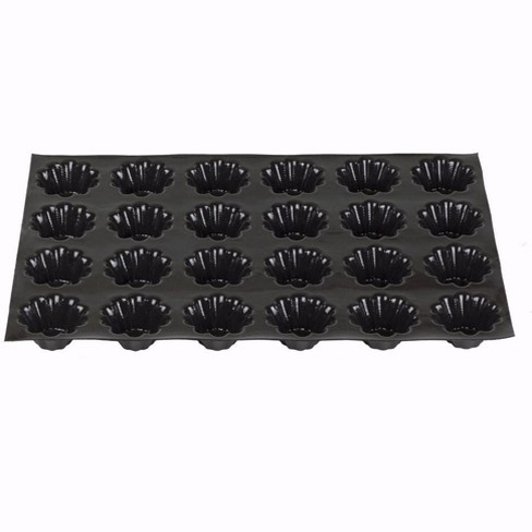 24 Cavity Silicone Brownie Squares Baking Mold Pans, Non-Stick