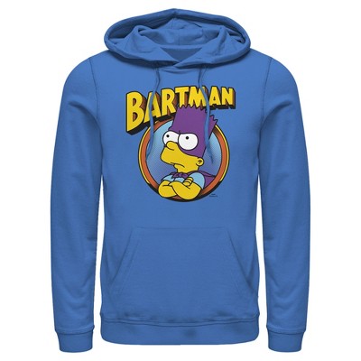 Men's The Simpsons Bartman Pull Over Hoodie