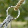 PAGED Swing Chair Outdoor, 2-Person Hammock Chair Macrame Swing with Soft Cushion, Hanging Cotton Rope Chair - 2 of 4