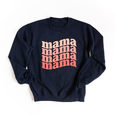 Simply Sage Market Women's Graphic Sweatshirt Retro Mama Wave