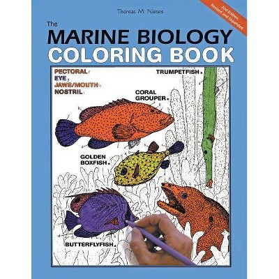 The Marine Biology Coloring Book, 2nd Edition - (Coloring Concepts) by  Coloring Concepts Inc (Paperback)