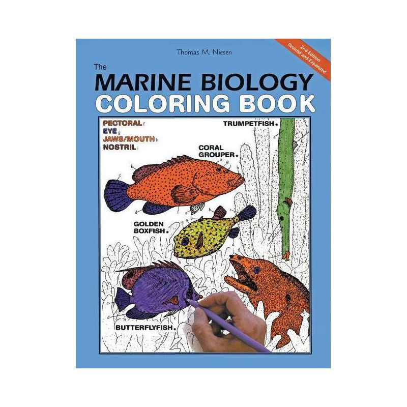 The Marine Biology Coloring Book, 2nd Edition - (Coloring Concepts) by  Coloring Concepts Inc (Paperback), 1 of 2