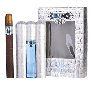 Cuba Prestige Platinum by Cuba for Men - 2 Pc Gift Set 3oz EDT Spray, 1.17oz EDT Spray - 1 of 1