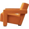 UNISOAR Modern Textured Velvet Upholstered Accent Lounge Arm Chair - 2 of 4