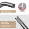 Freestanding Bathtub Faucet, Floor Mount Tub Filler,Standing Tub Faucet,Single Handle Brass Tap with Handheld Shower and Swivel Mixer Spout - 3 of 4