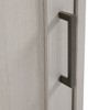 NicBex Hall Tree with Bench and Shoe Storage Country Style Coat Rack with 6 Hooks, Storage Cabinet for Entrance, Corridor, Living Room, White - 4 of 4