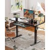 55x24 In Electric Standing Desk, Adjustable Height with 27.5 to 46.7 In Height Range, 4 Memory Presets, Suitable for use in offices and studies - 2 of 4