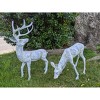 SPI Home Garden Deer Pair – 26.5-Inch Cast Aluminum Outdoor Sculptures with Antique Bronze Finish for Woodland-Inspired Decor - 2 of 4