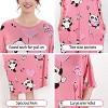 Catalonia Womens Plus Size Pajama Tops, Oversized Sleepwear Graphic Tees, Long Nightgown with Hidden Pockets, Sleep Shirts Dress, Gift Ideas for Moms - 4 of 4