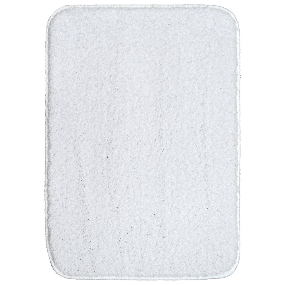 17inx24in Gramercy Washable Bath Rug White - Garland Rug