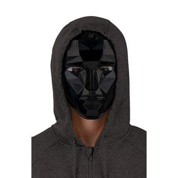 Mens Netflix Squid Game Front Man Costume Mask -  - Black